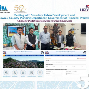 Meeting with Secretary, Urban Development and Town & Country Planning Department, Government of Himachal Pradesh